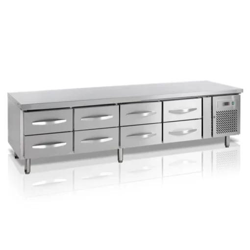 TEFCOLD Grillkylbänk UC5480 8 st lådor