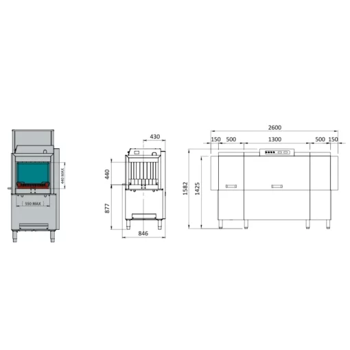 ELFRAMO Tunnel Diskmaskin ETE 25 ritning