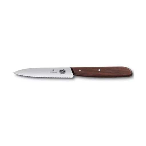 Grönsakskniv Victorinox 5.0730, 10 cm Tandad trä