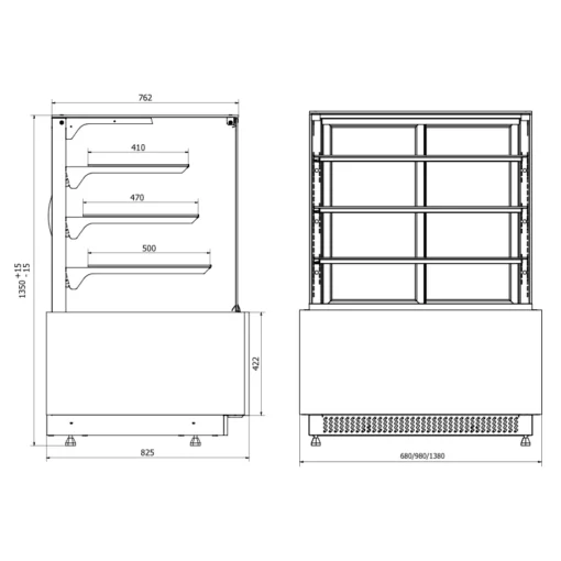 Juka Lumina konditorikyl C-1 LM ritning