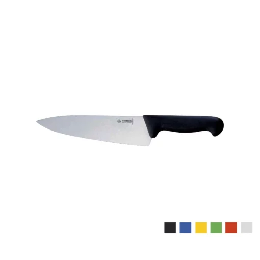 Kockkniv Giesser 8455, 20 cm svart med färgsymboler