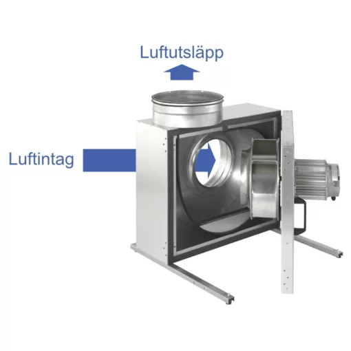 Centrifigalfläkt ritning